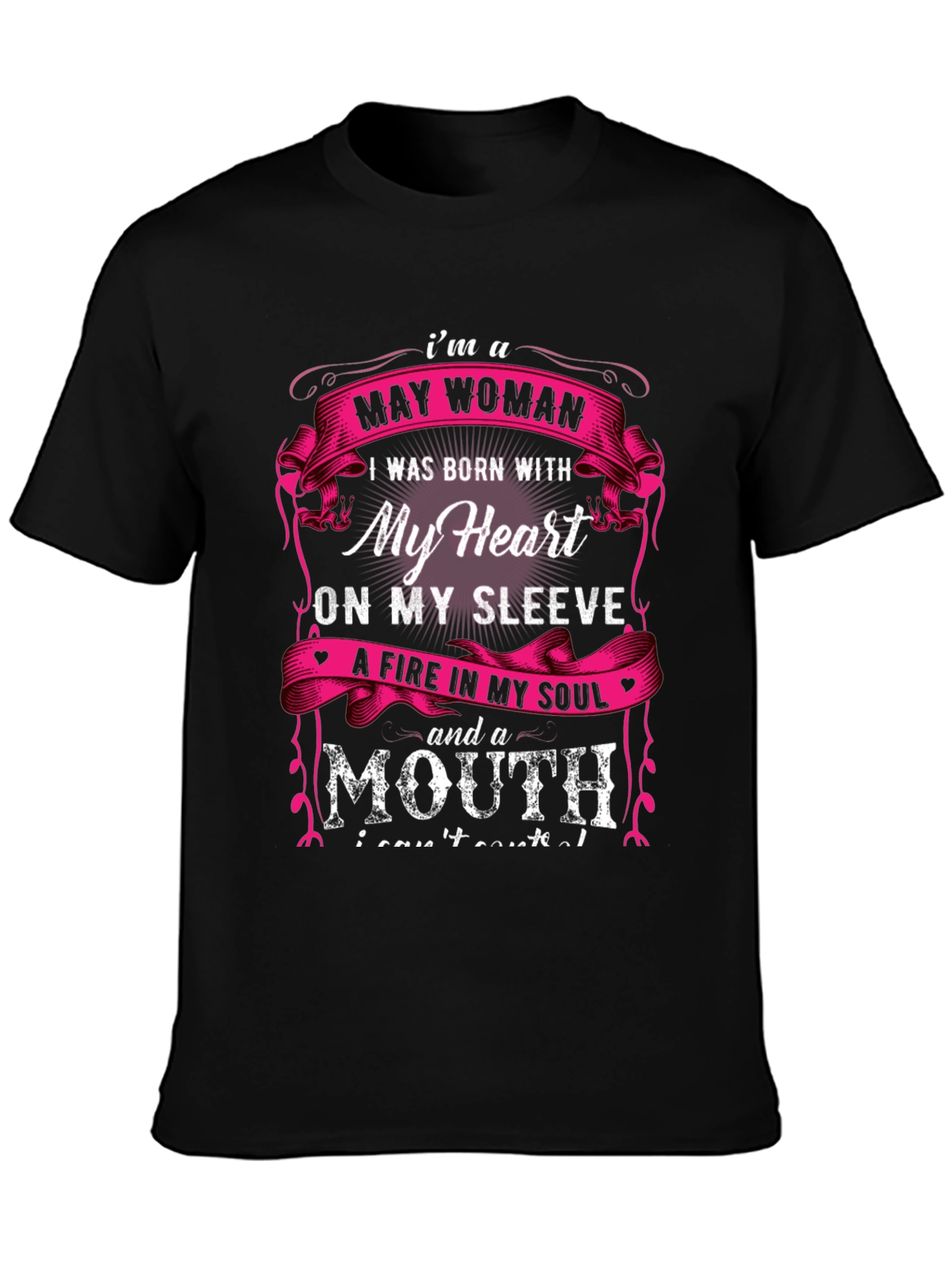 May Woman T-Shirt - Heart on Sleeve