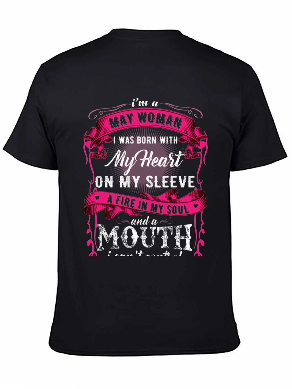 May Woman T-Shirt - Heart on Sleeve