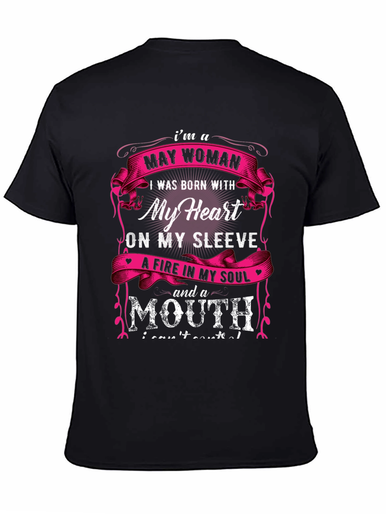 May Woman T-Shirt - Heart on Sleeve