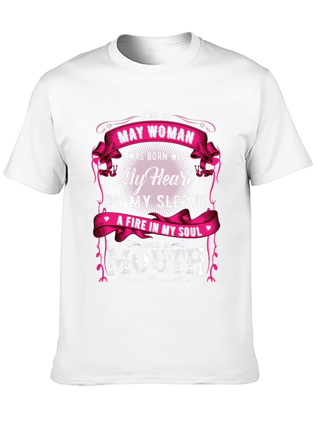 May Woman T-Shirt - Heart on Sleeve