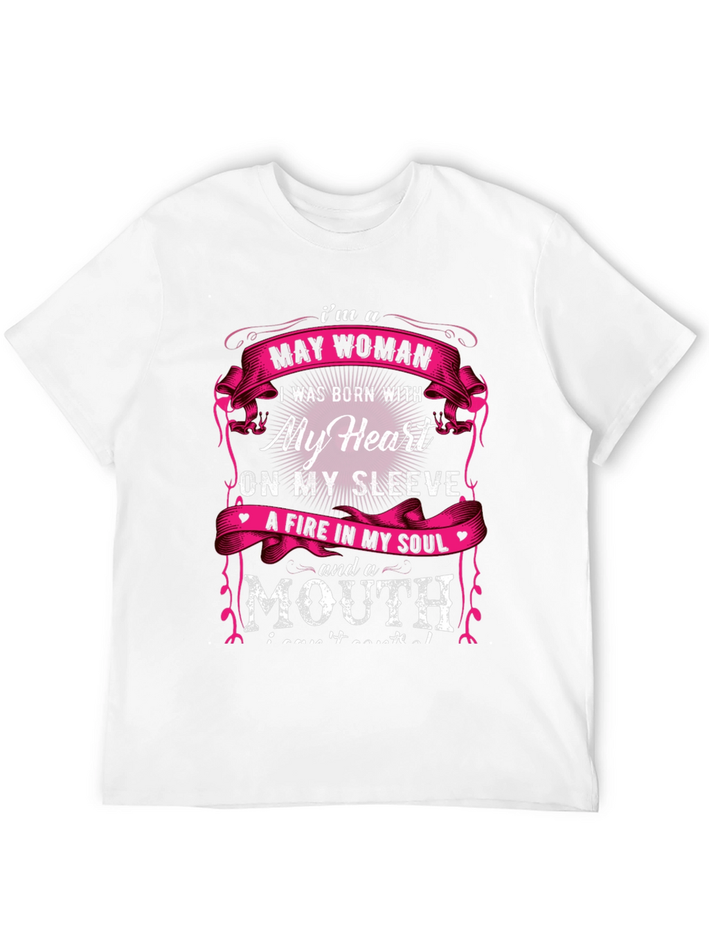 May Woman T-Shirt - Heart on Sleeve