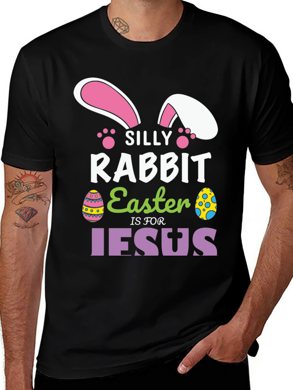 Silly Rabbit Easter T-Shirt - Jesus Holiday Tee