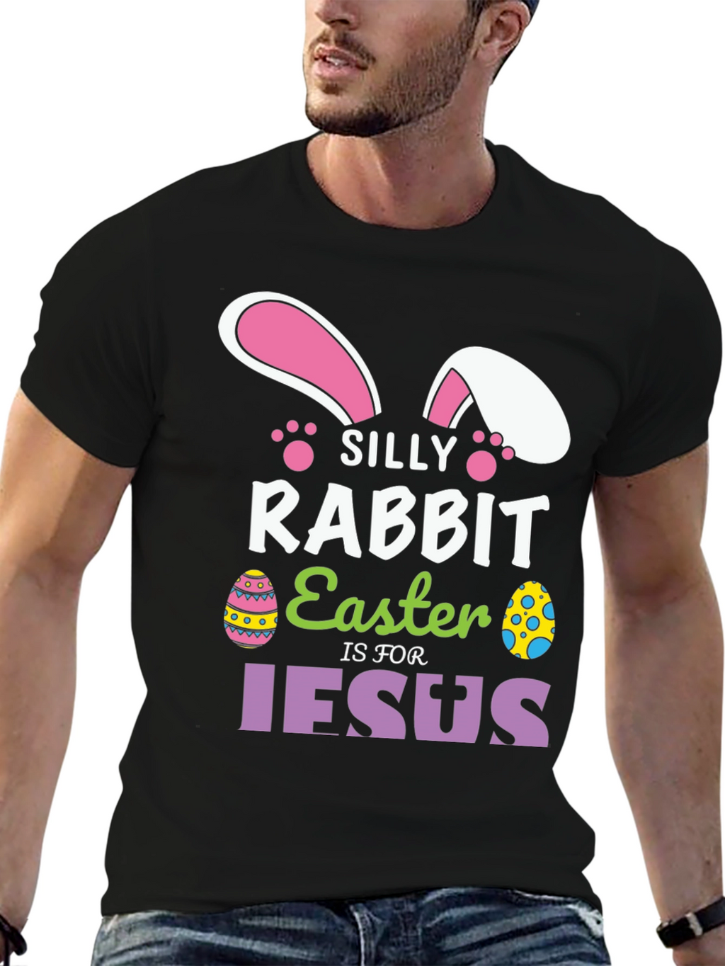 Silly Rabbit Easter T-Shirt - Jesus Holiday Tee