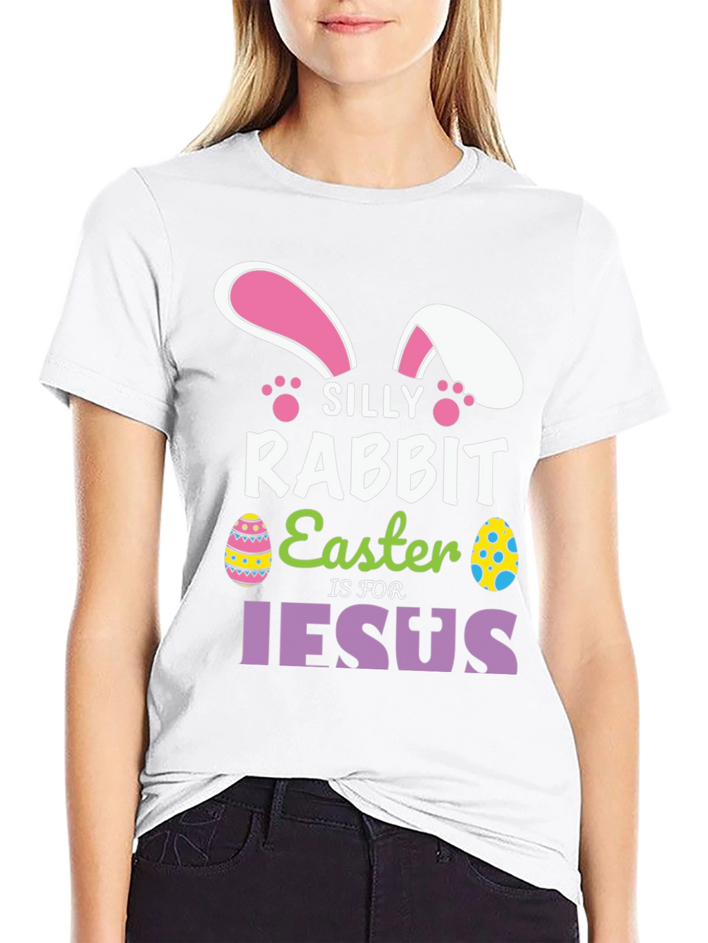 Silly Rabbit Easter T-Shirt - Jesus Holiday Tee