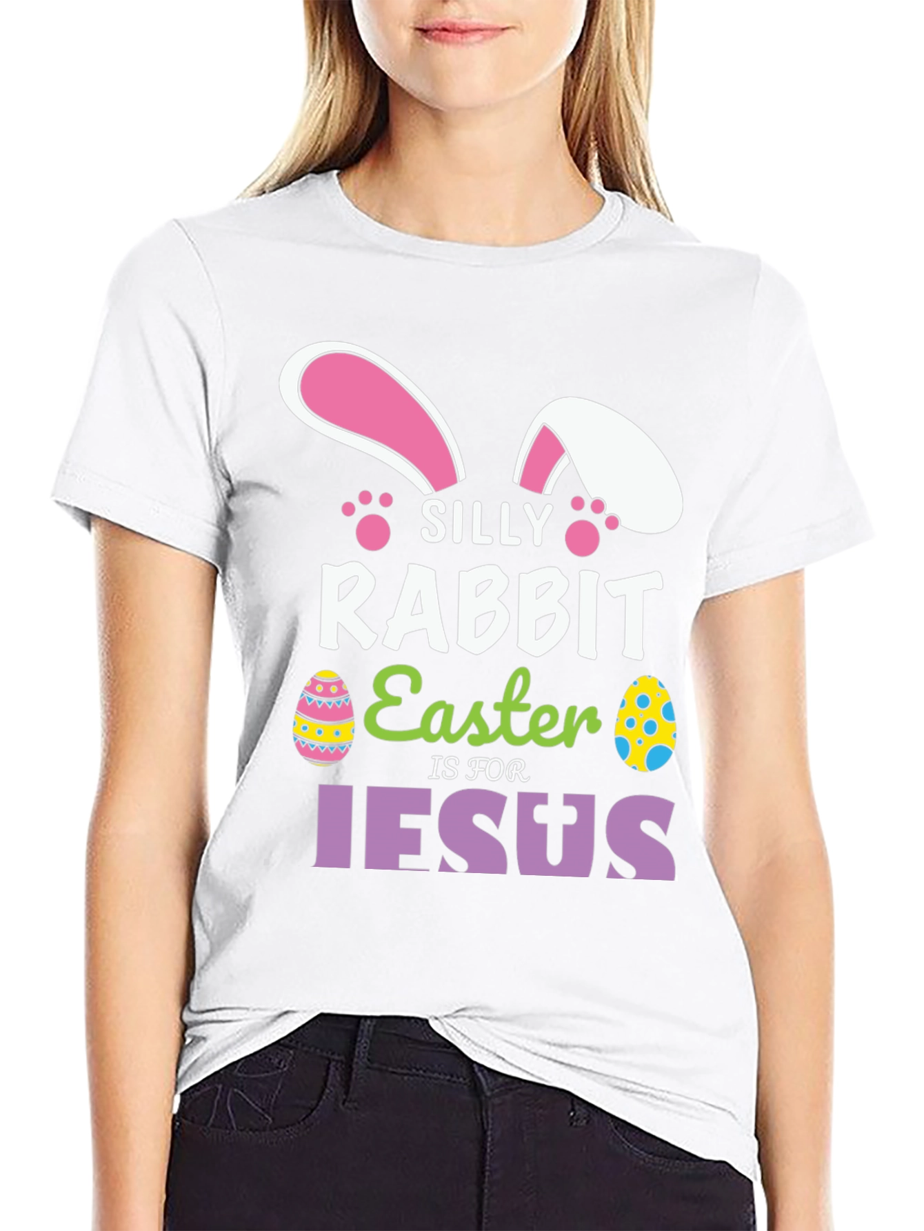 Silly Rabbit Easter T-Shirt - Jesus Holiday Tee