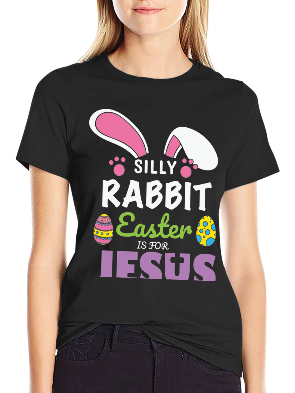 Silly Rabbit Easter T-Shirt - Jesus Holiday Tee