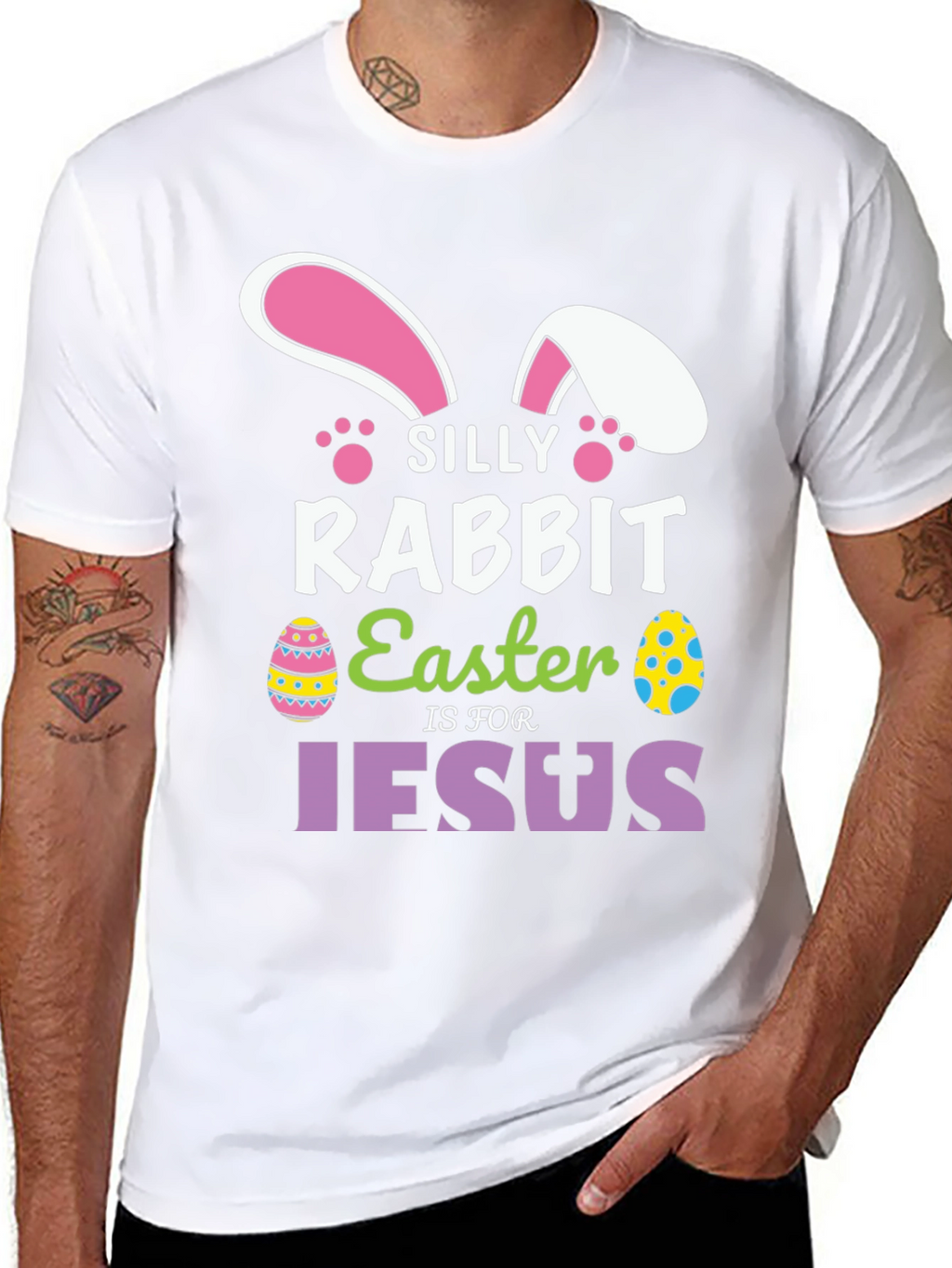 Silly Rabbit Easter T-Shirt - Jesus Holiday Tee