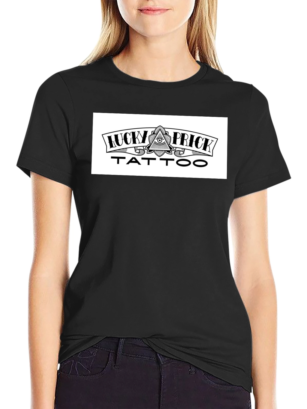 Lucky Prick Tattoo Graphic T-Shirt