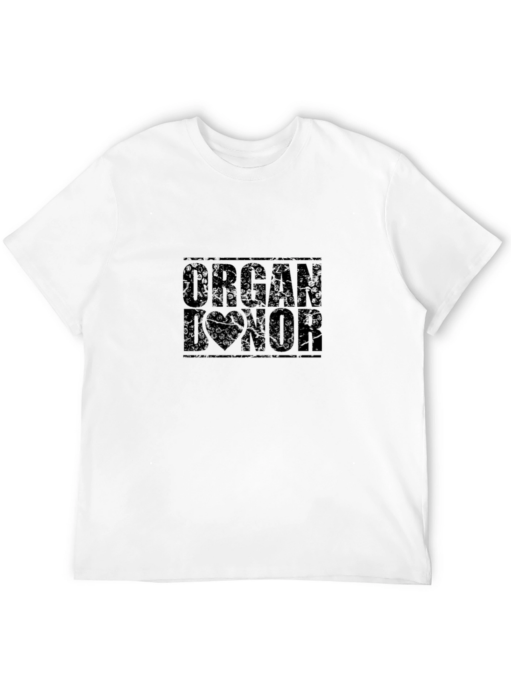 Organ Donor Graphic T-Shirt - Black