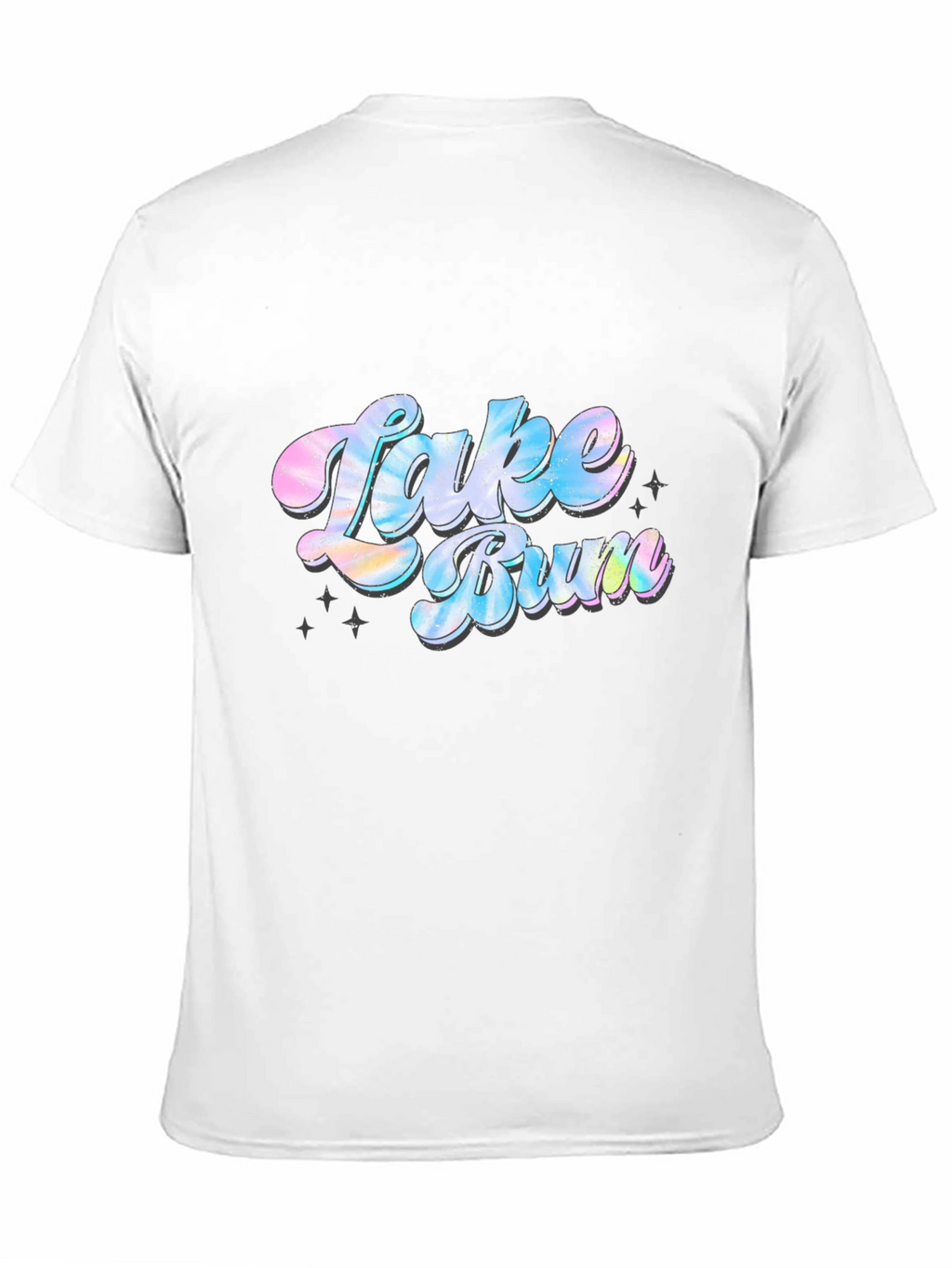 Lake Bum Graphic Tee - Soft Black Cotton T-Shirt