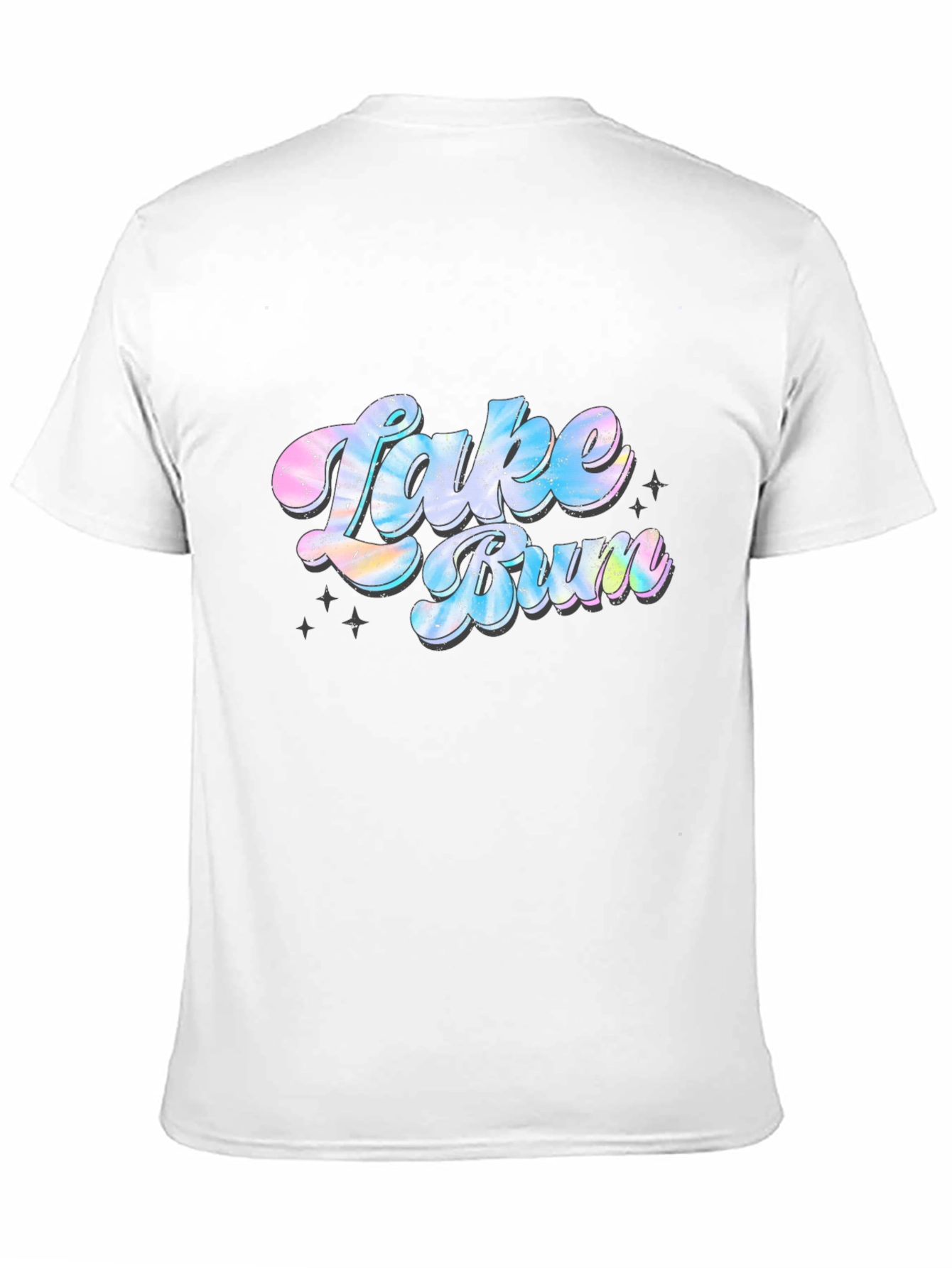 Lake Bum Graphic Tee - Soft Black Cotton T-Shirt