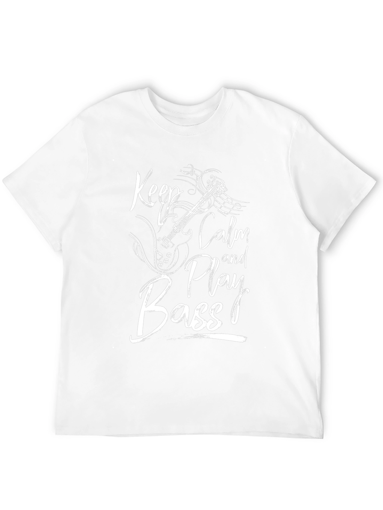 Keep Calm and Play Bass Graphic Tee