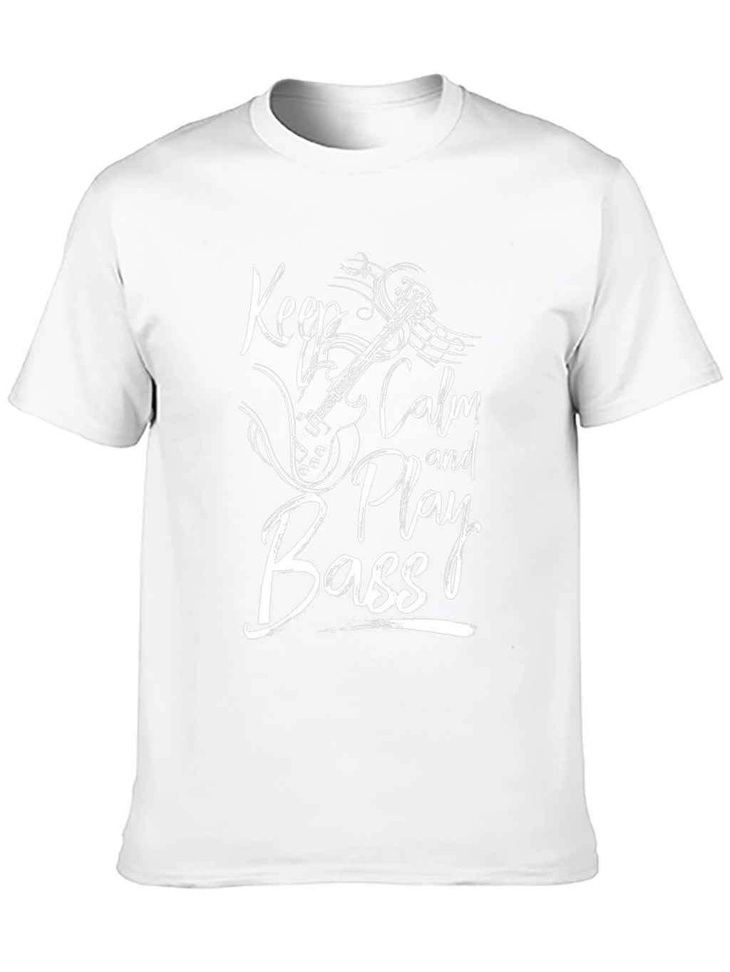 Keep Calm and Play Bass Graphic Tee