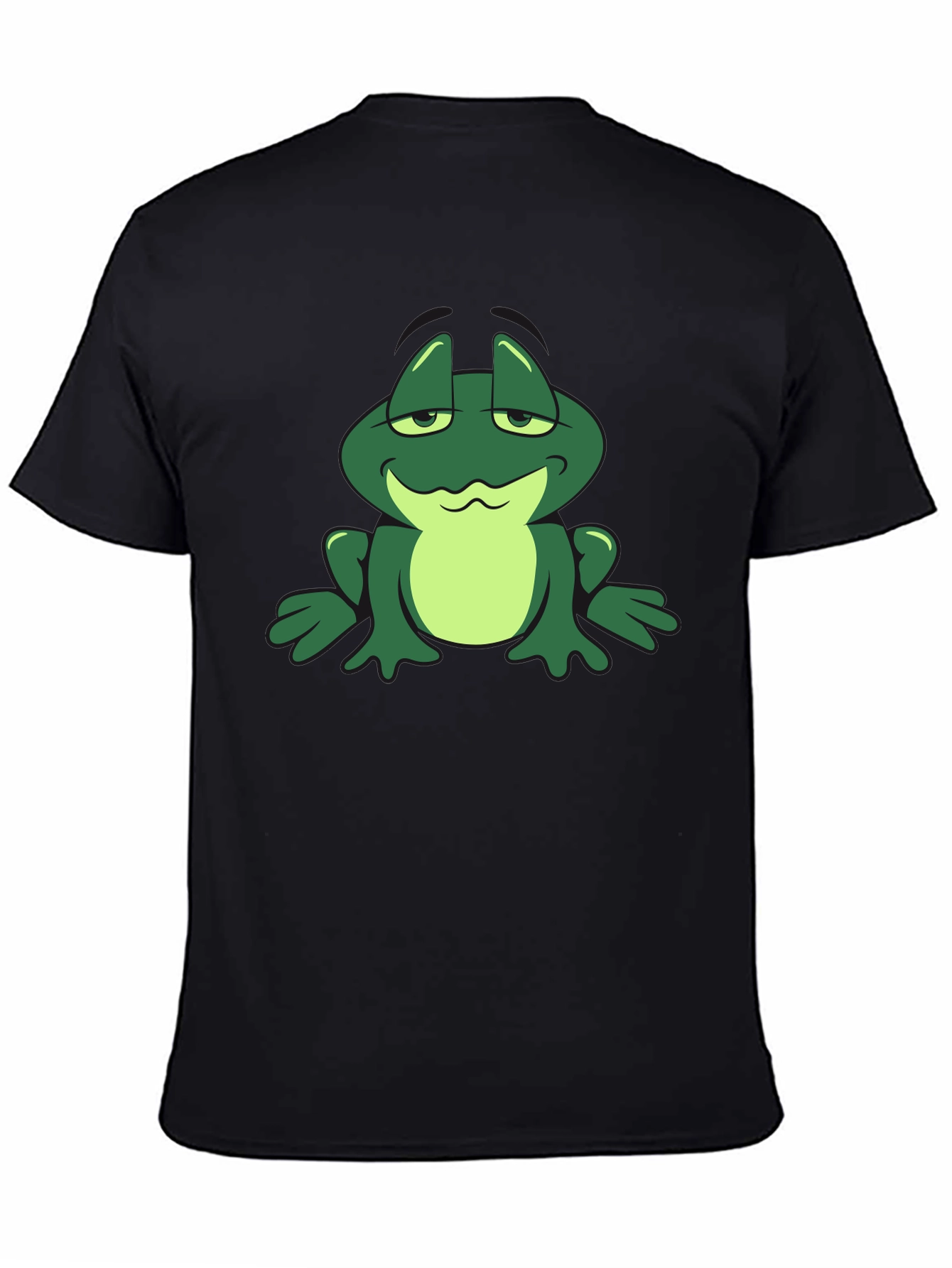 Cartoon Frog Graphic T-Shirt - Cool Casual Tee