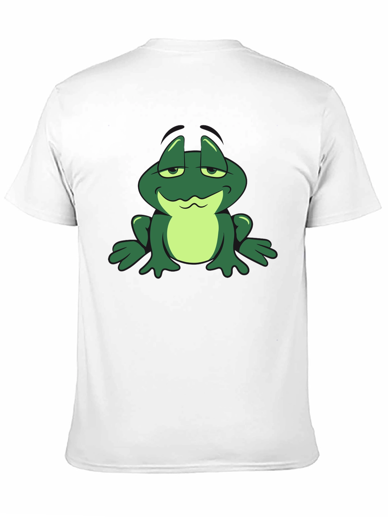 Cartoon Frog Graphic T-Shirt - Cool Casual Tee