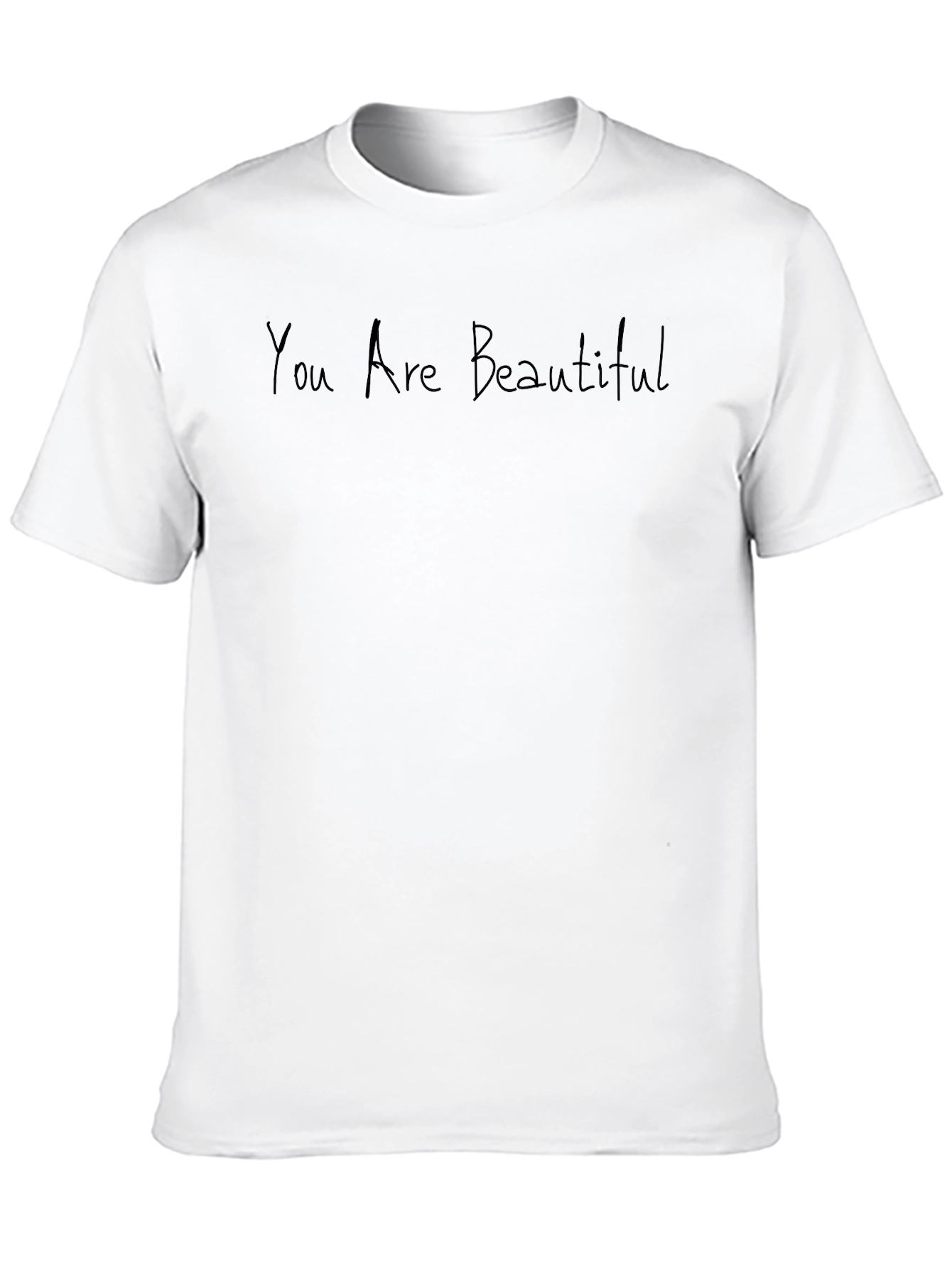 You Are Beautiful Graphic Tee - Black T-Shirt