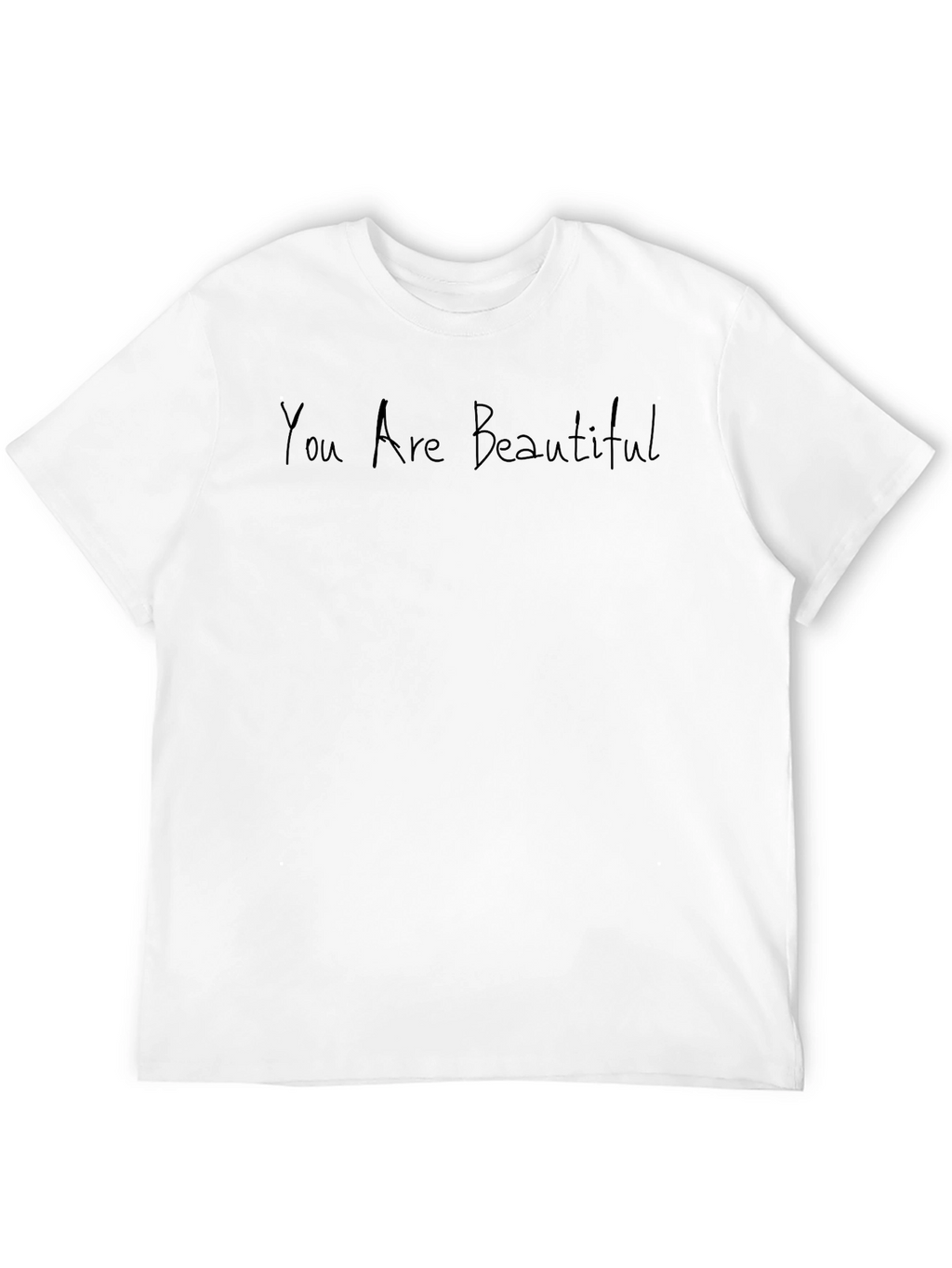 You Are Beautiful Graphic Tee - Black T-Shirt