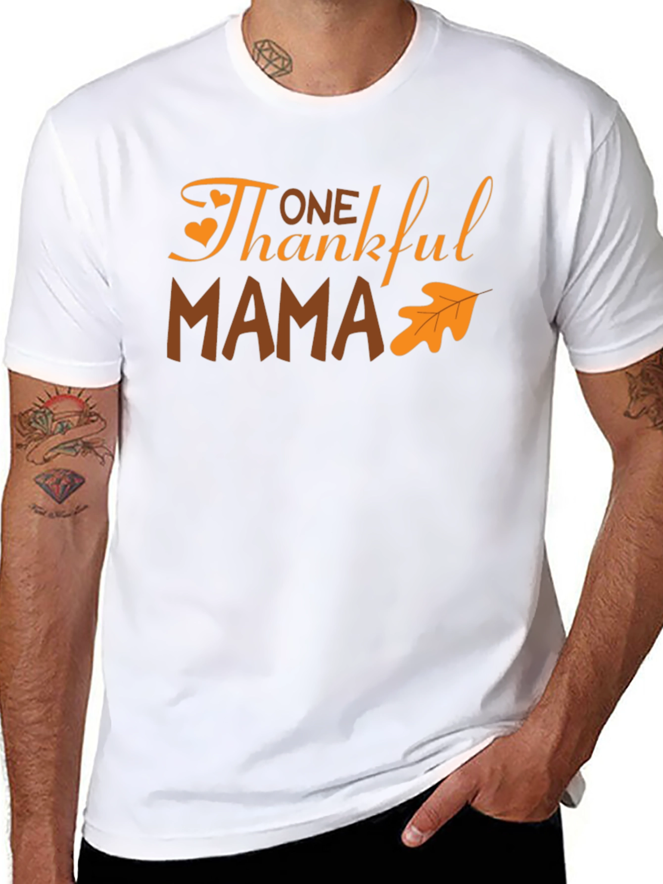 Thankful Mama Graphic Tee - Autumn Season