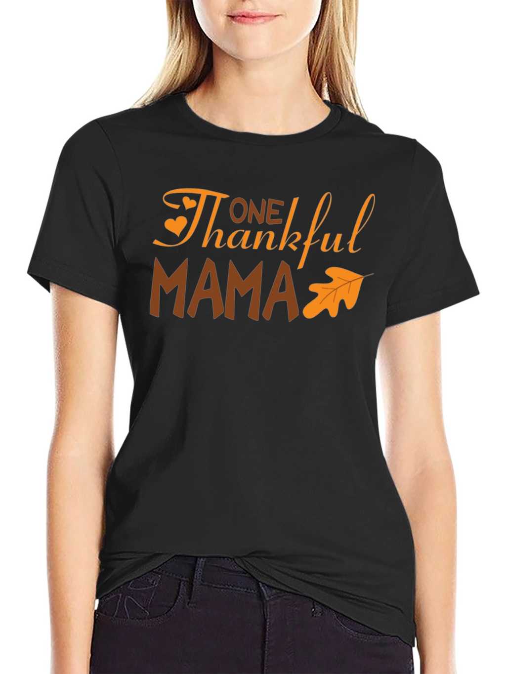 Thankful Mama Graphic Tee - Autumn Season