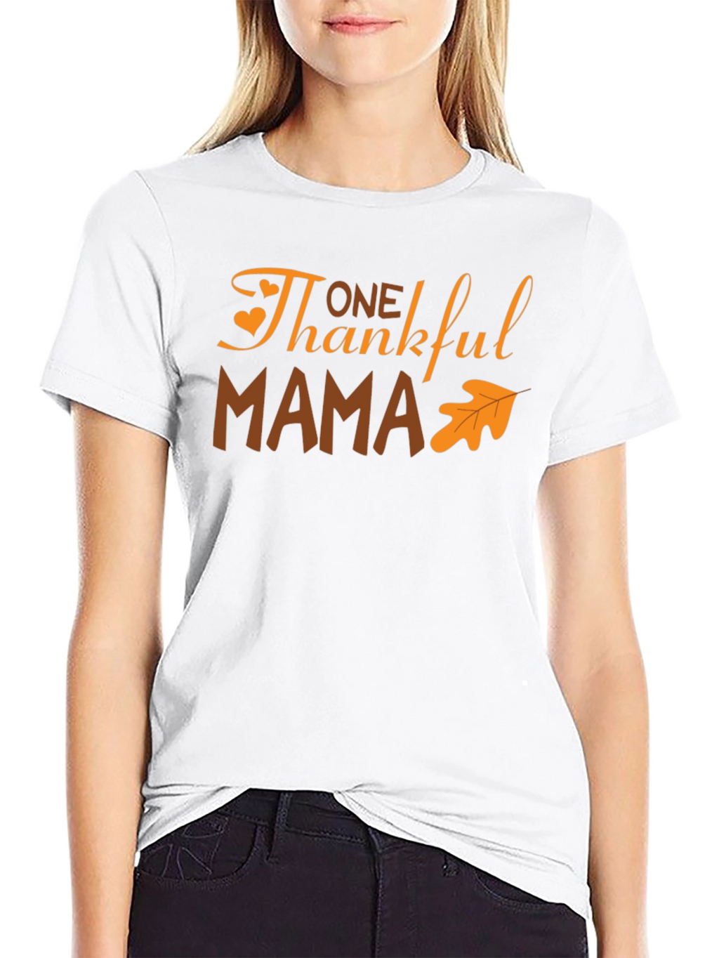 Thankful Mama Graphic Tee - Autumn Season