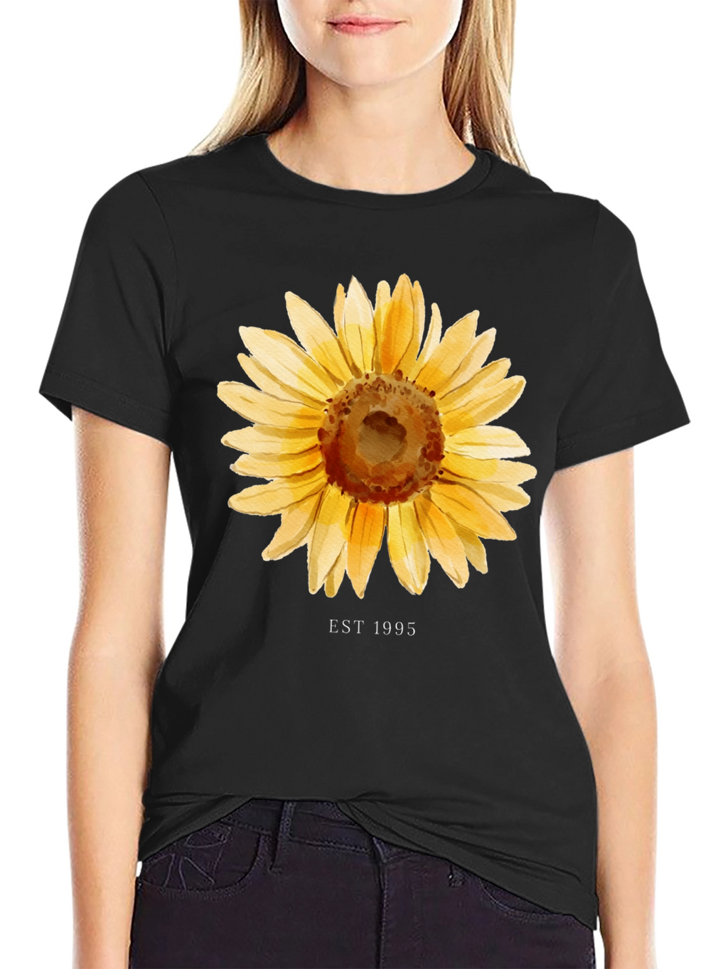 Sunflower EST 1995 Black T-Shirt