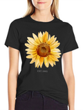 Sunflower EST 1995 Black T-Shirt