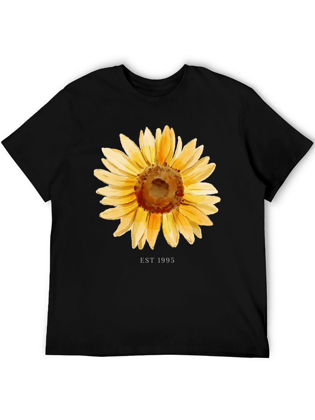 Sunflower EST 1995 Black T-Shirt