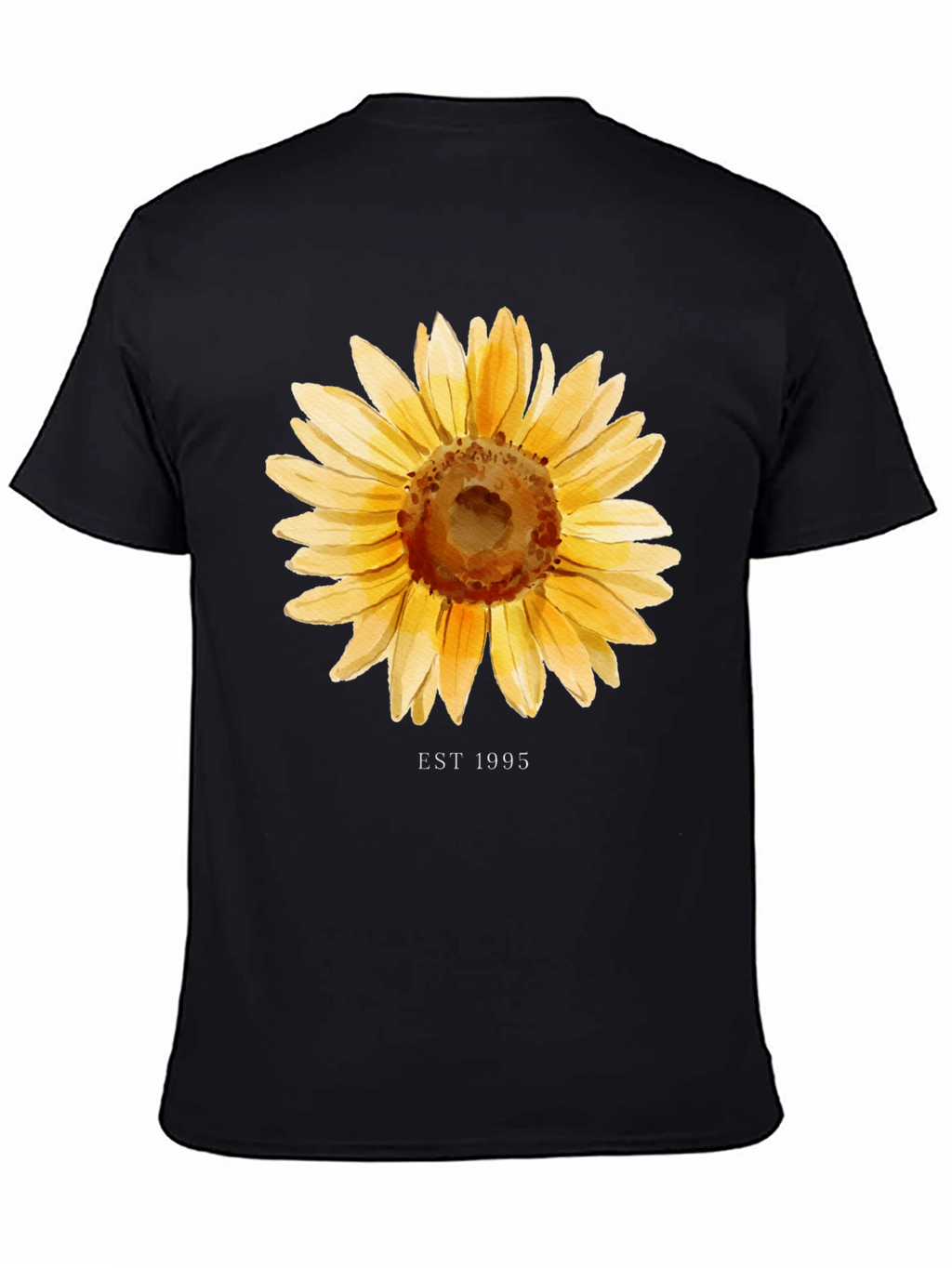 Sunflower EST 1995 Black T-Shirt