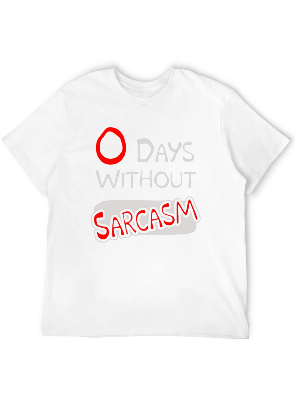 Sarcasm T-Shirt - Black Graphic Tee