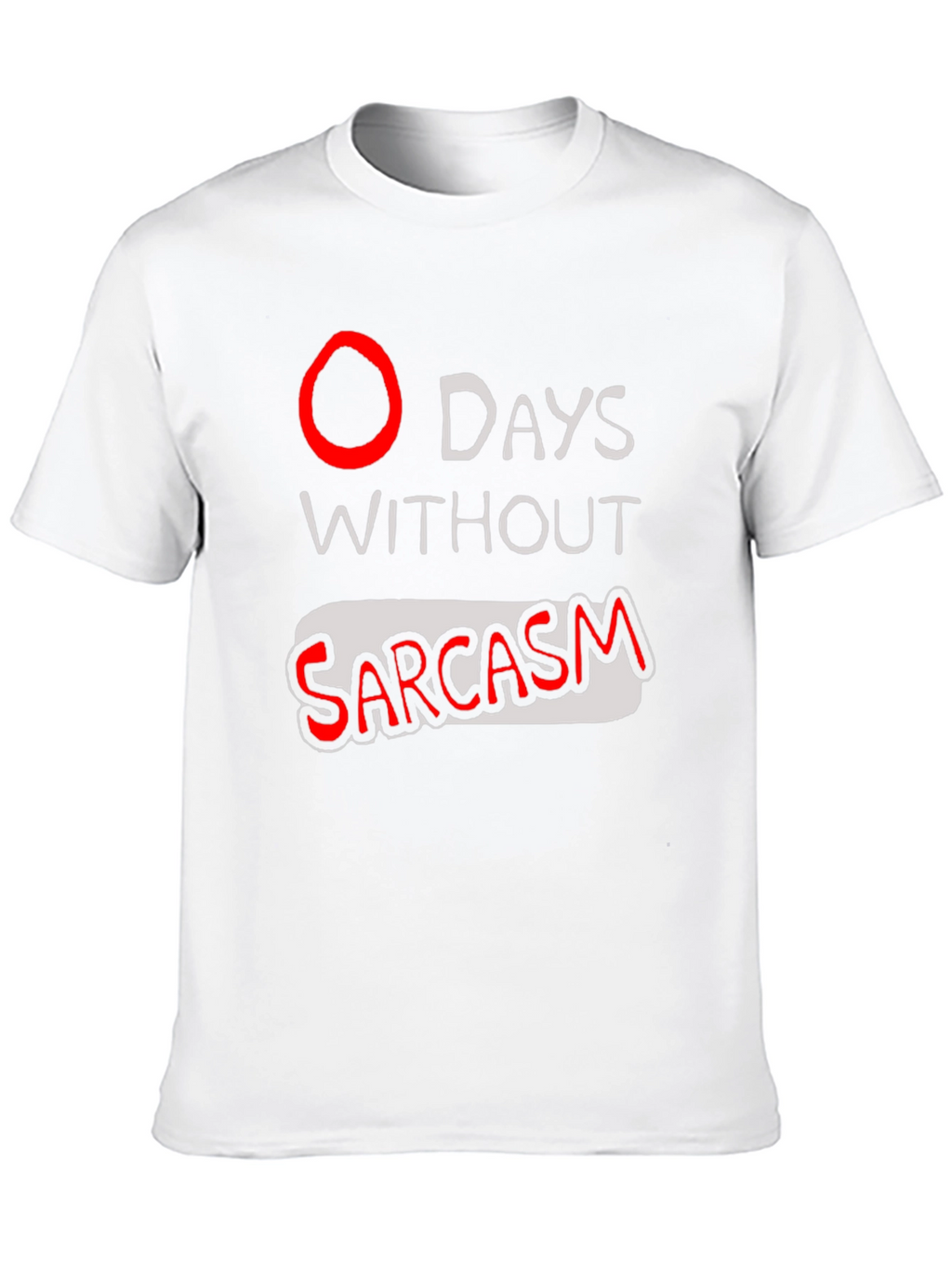 Sarcasm T-Shirt - Black Graphic Tee