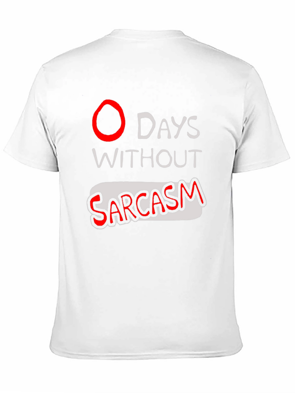 Sarcasm T-Shirt - Black Graphic Tee