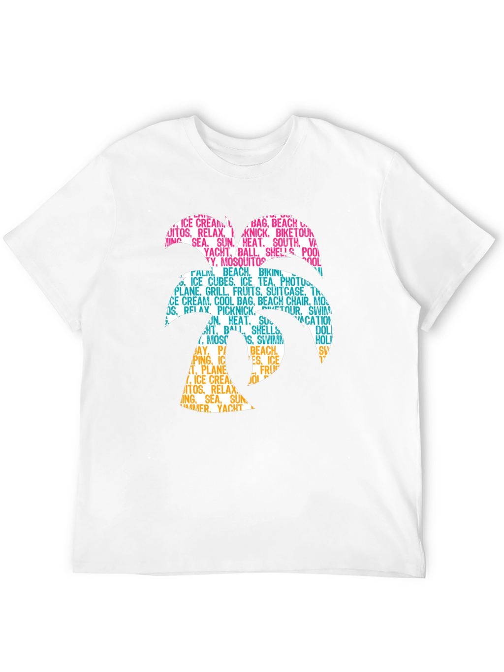 Tropical Beach Vibes Graphic T-Shirt