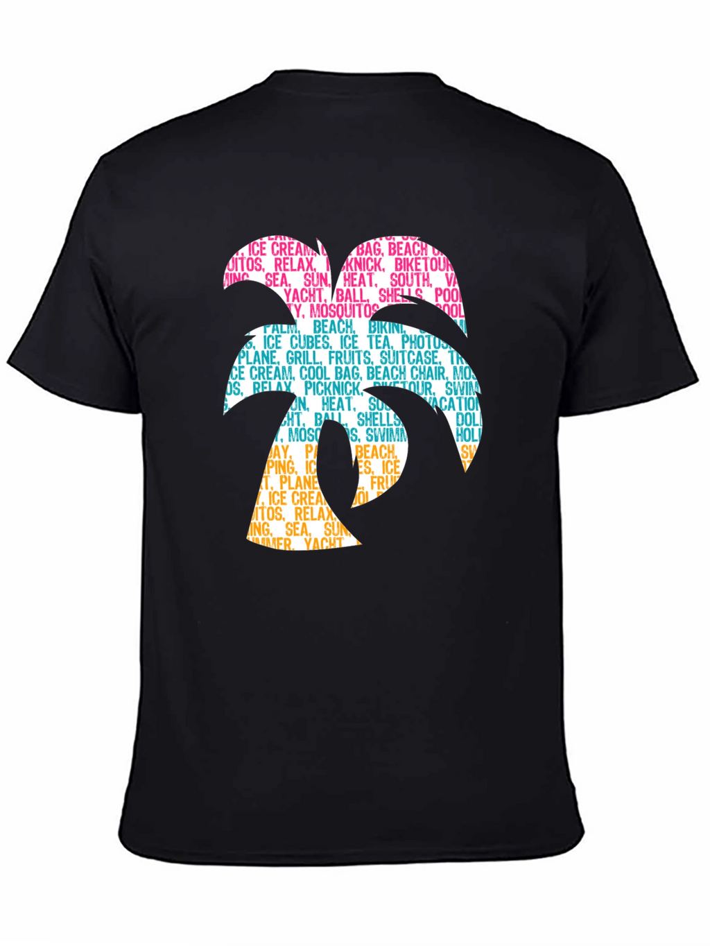 Tropical Beach Vibes Graphic T-Shirt