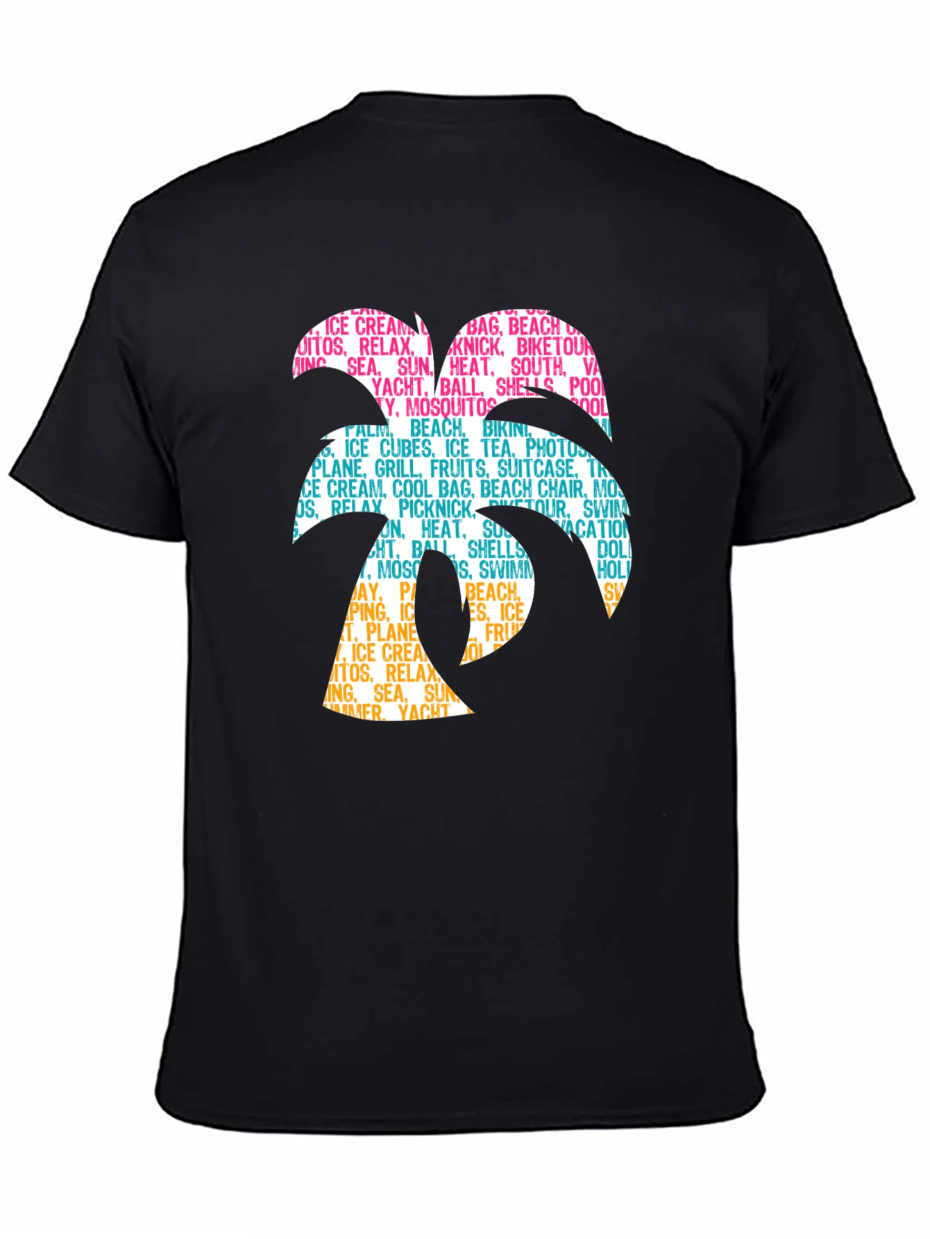 Tropical Beach Vibes Graphic T-Shirt