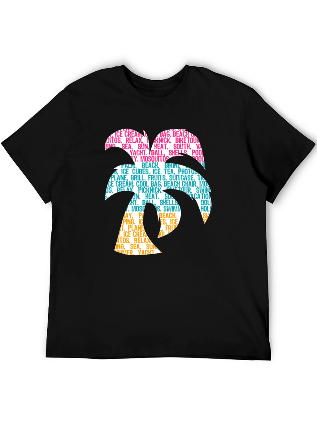 Tropical Beach Vibes Graphic T-Shirt