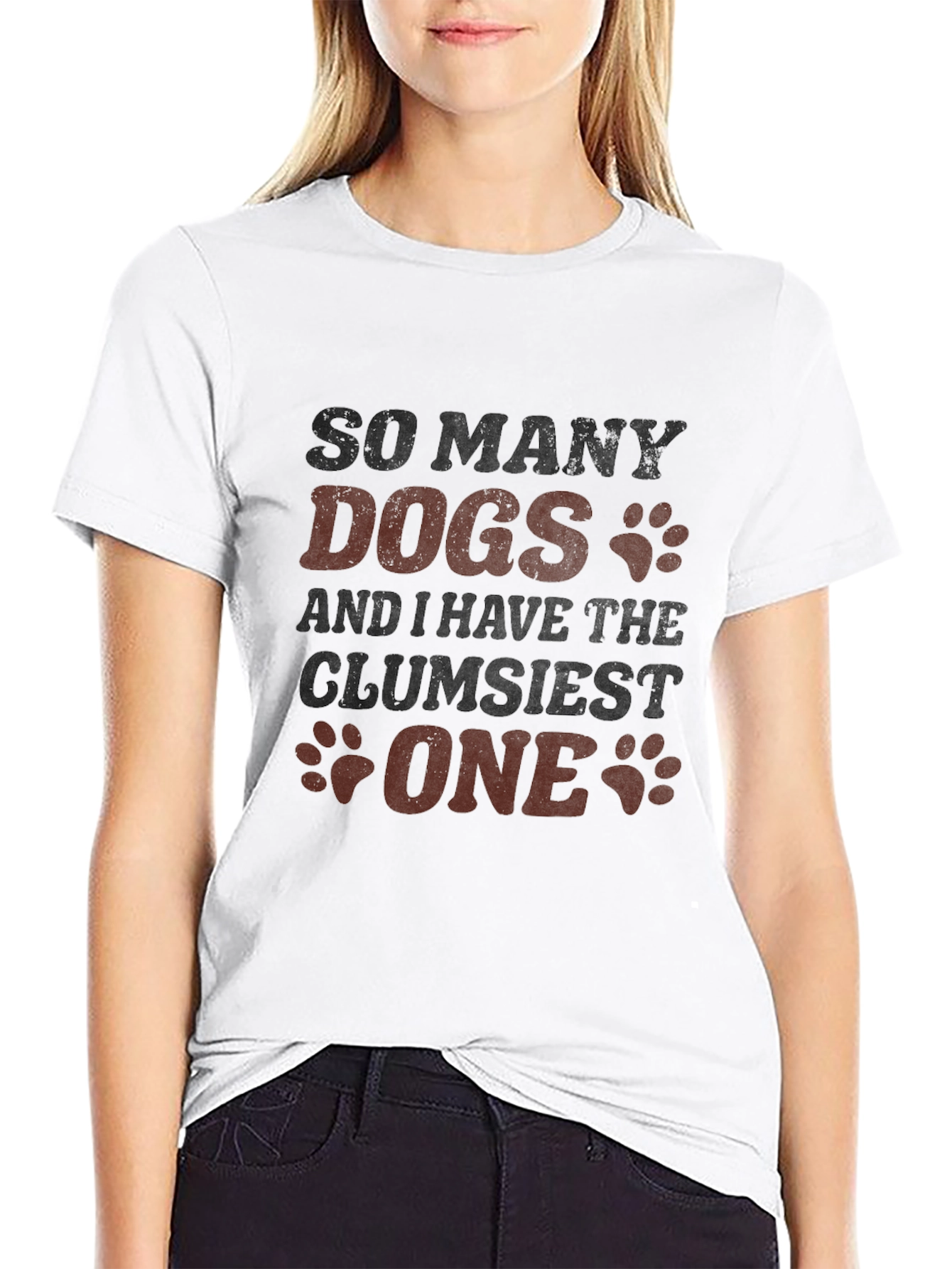 So Many Dogs Clumsy One T-Shirt – Funny Dog Lover Tee