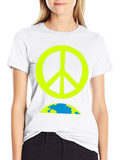 Peace on Earth Graphic Tee - Black T-Shirt