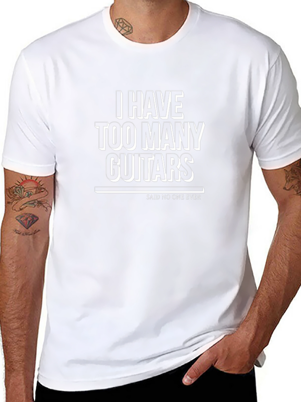 I Have Too Many Guitars Funny Musician T-Shirt
