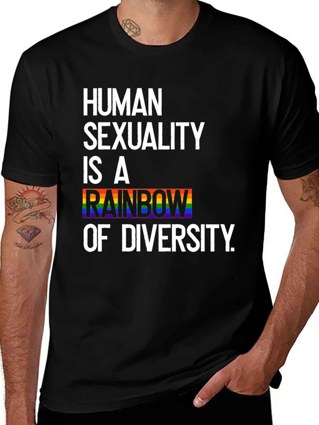 Human Sexuality Rainbow Diversity T-Shirt