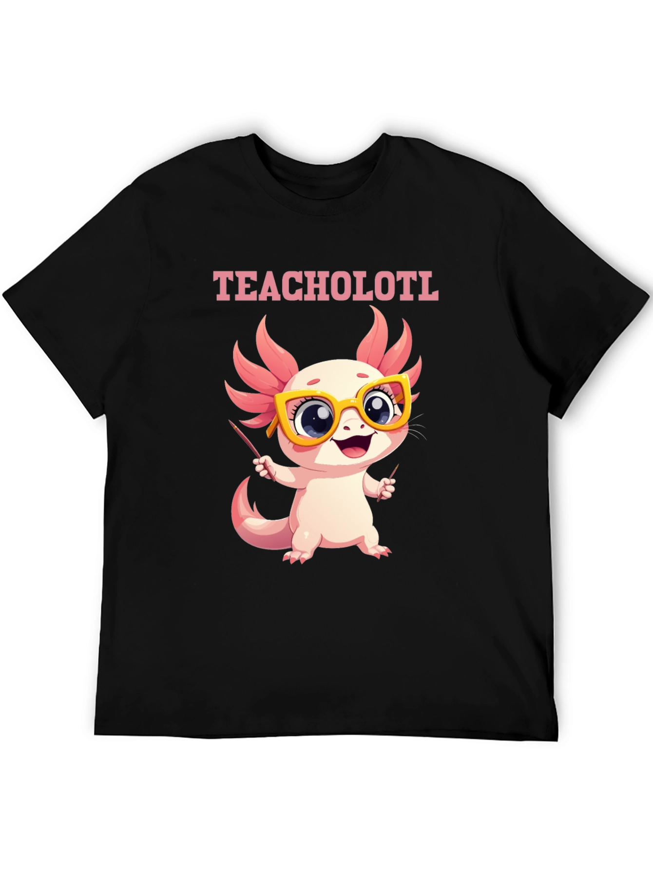 Teacholotl T-Shirt - Cute Axolotl Teacher Tee