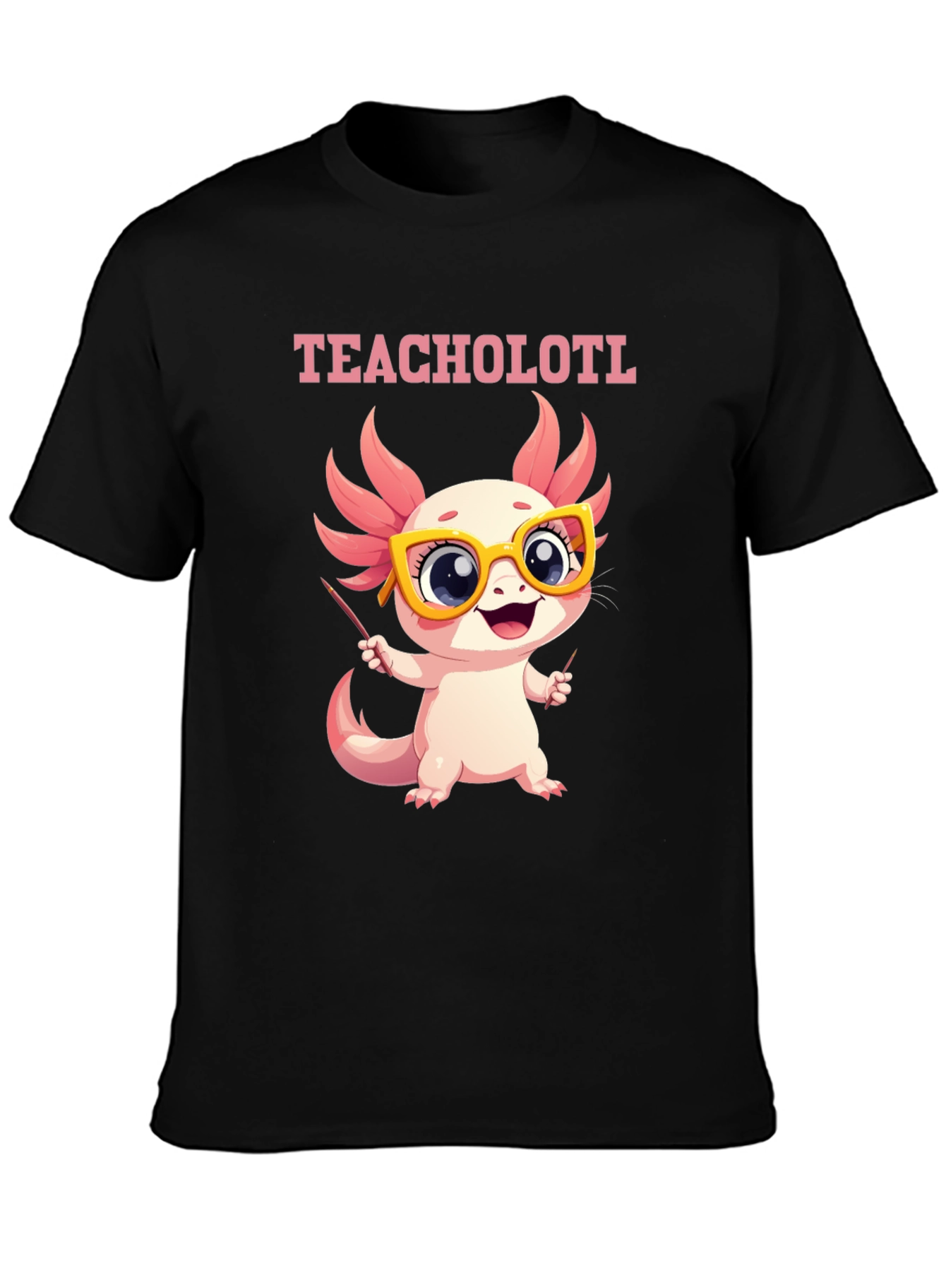 Teacholotl T-Shirt - Cute Axolotl Teacher Tee