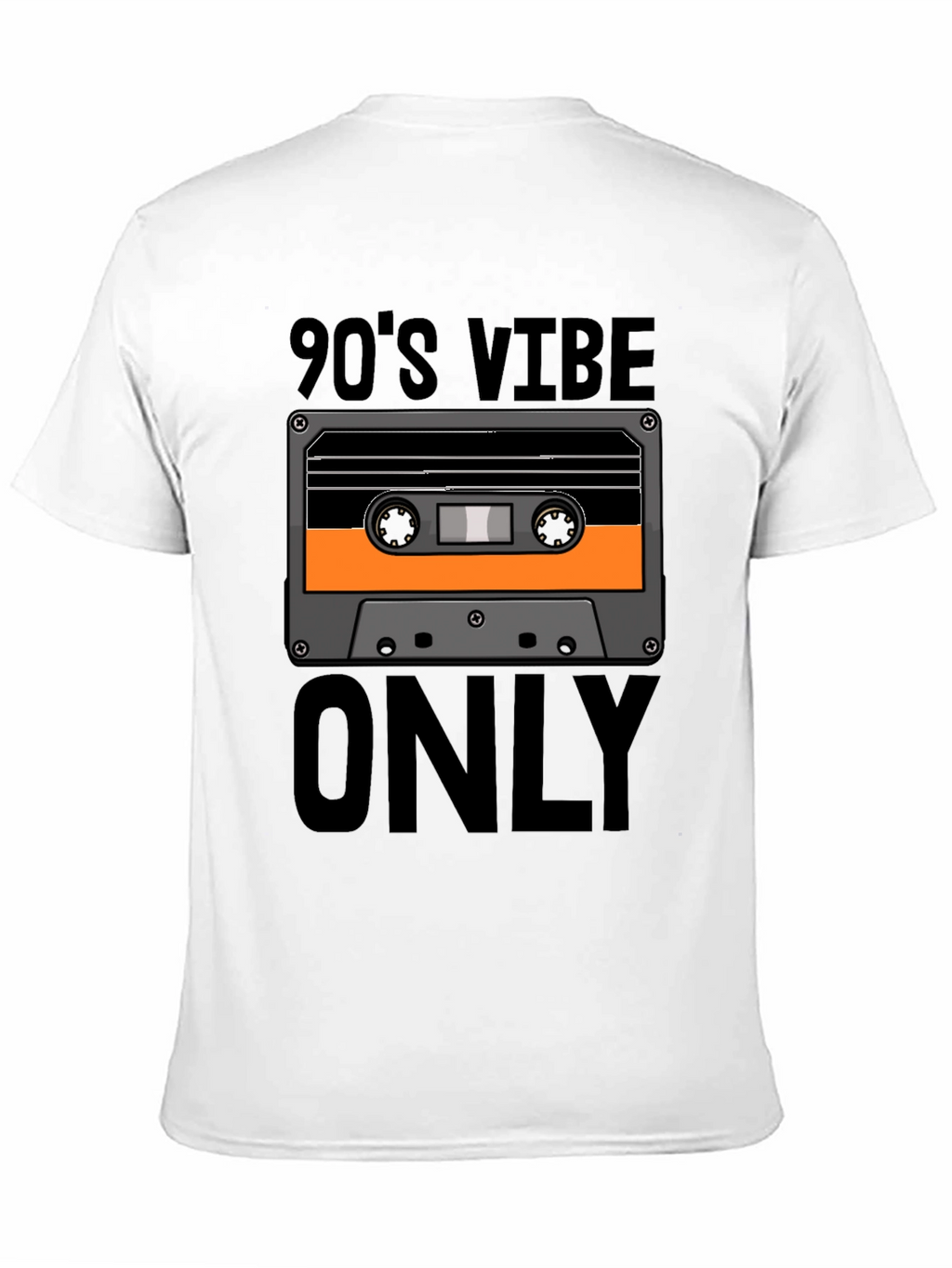 90s Vibe Only Graphic Tee - Retro Cassette T-Shirt