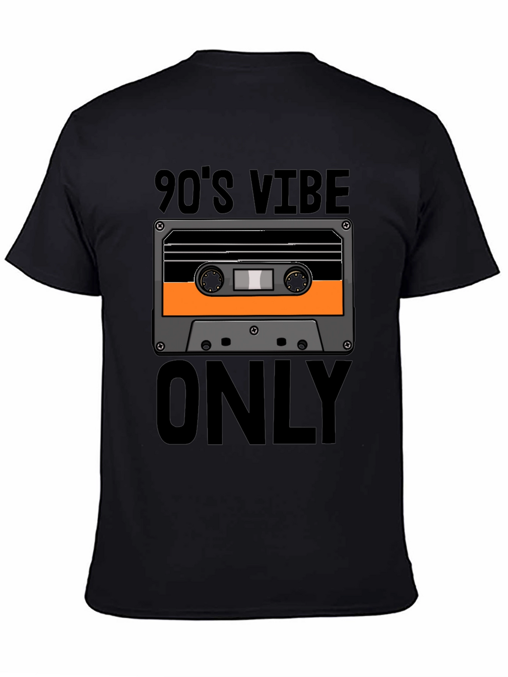 90s Vibe Only Graphic Tee - Retro Cassette T-Shirt