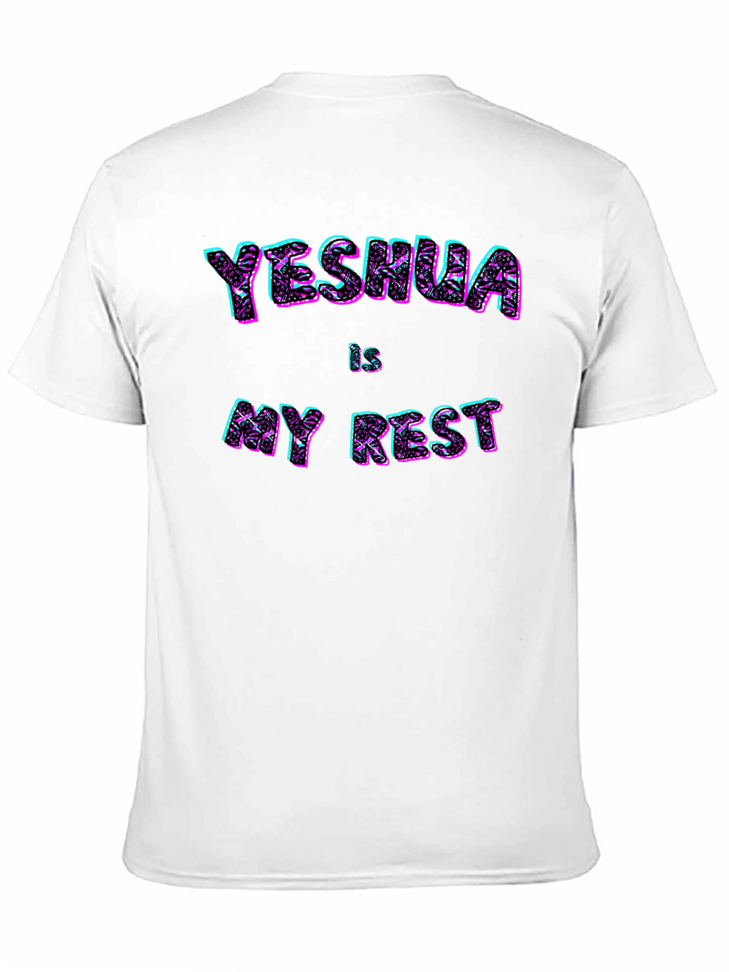 Yeshua is My Rest Black T-Shirt Graphic Print