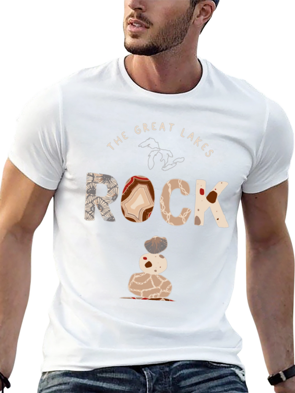 Great Lakes Rock Graphic Tee