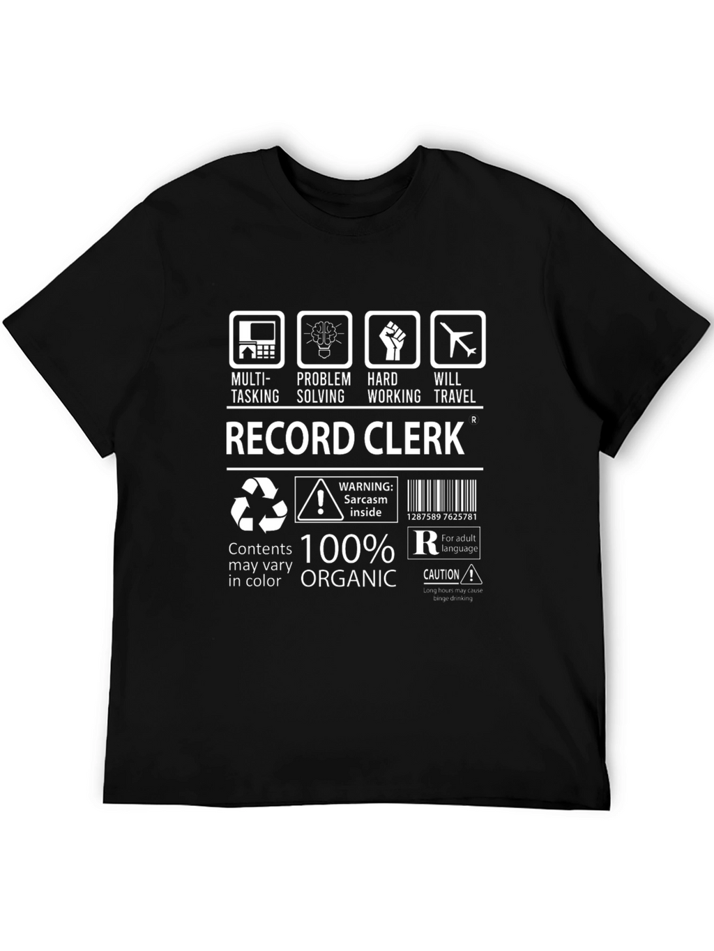 Record Clerk Humor T-Shirt