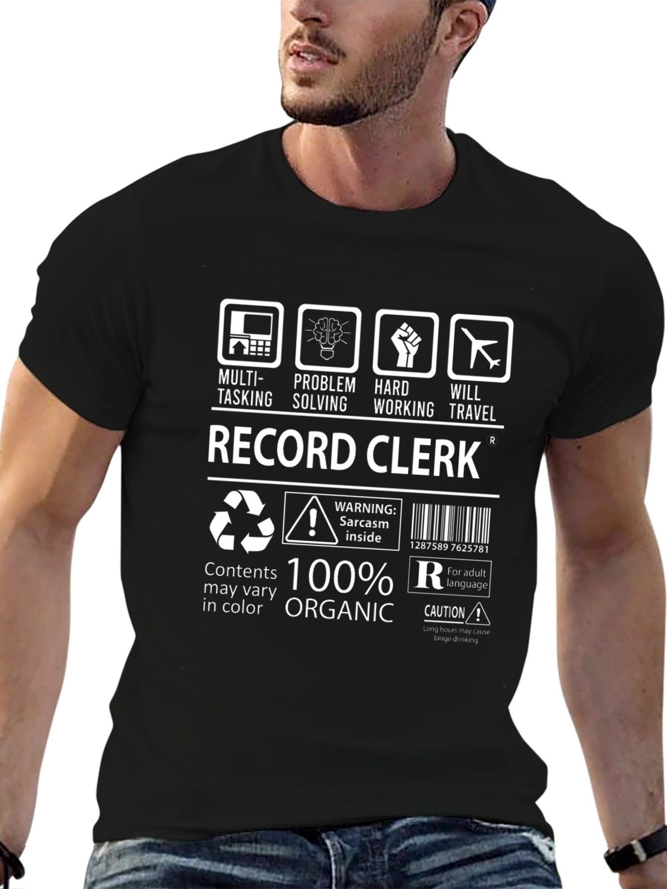 Record Clerk Humor T-Shirt