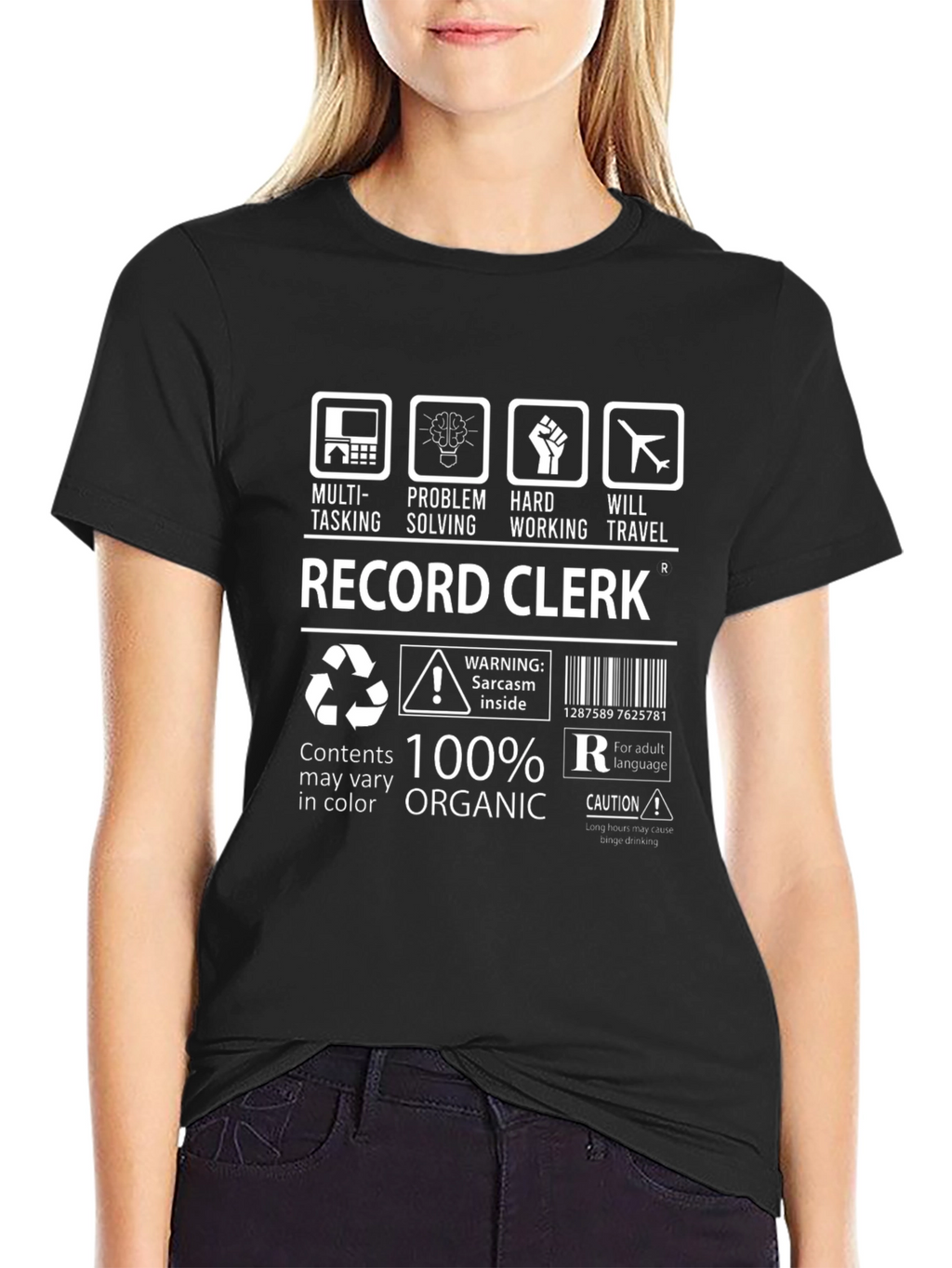 Record Clerk Humor T-Shirt
