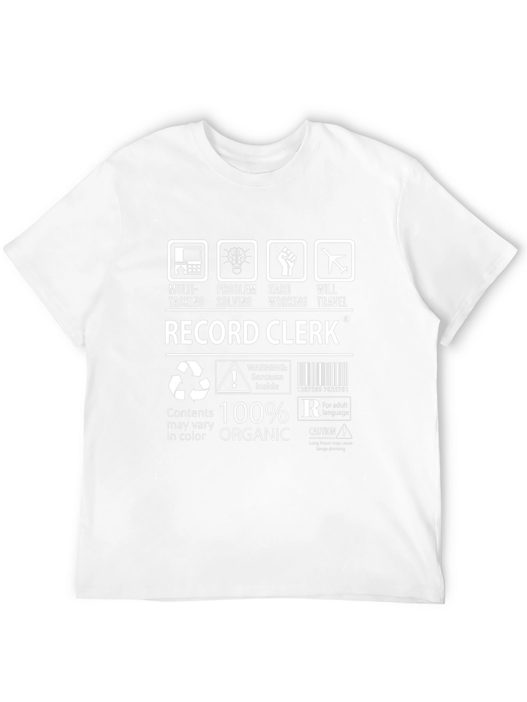 Record Clerk Humor T-Shirt