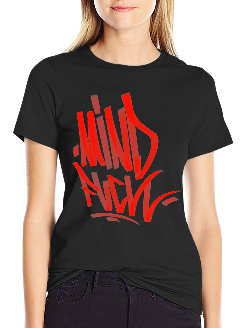 Mind Rich Graphic Print Black T-Shirt
